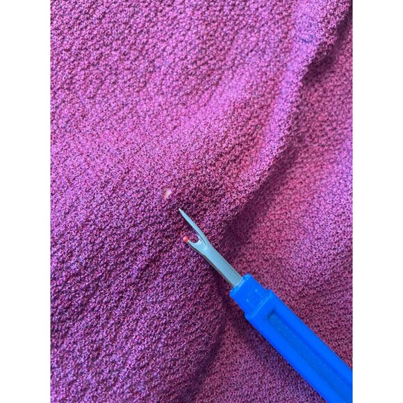 Eileen Fisher Womens Texture Wool Knit Sweater Top S Academia Classic Y2K Vtg - Picture 9 of 9